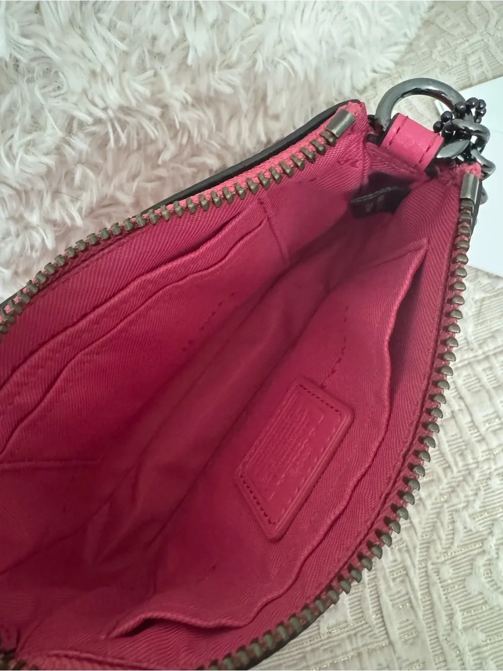COACH Hot Pink Nolita with Grommets Includes Tags!